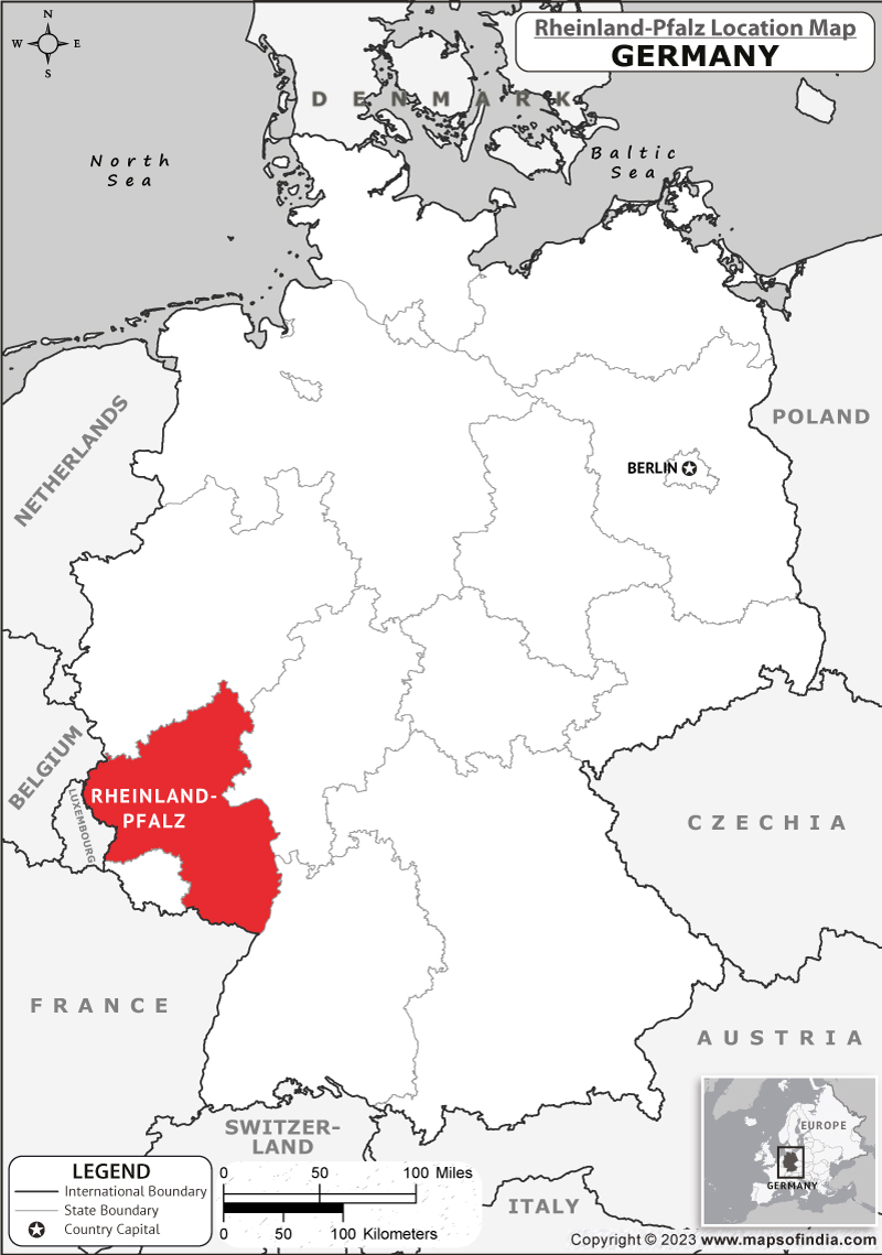 Rheinland Pfalz Location Map