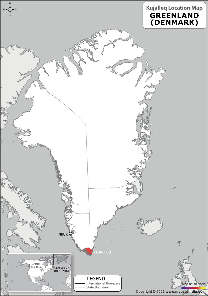 kujalleq Location Map