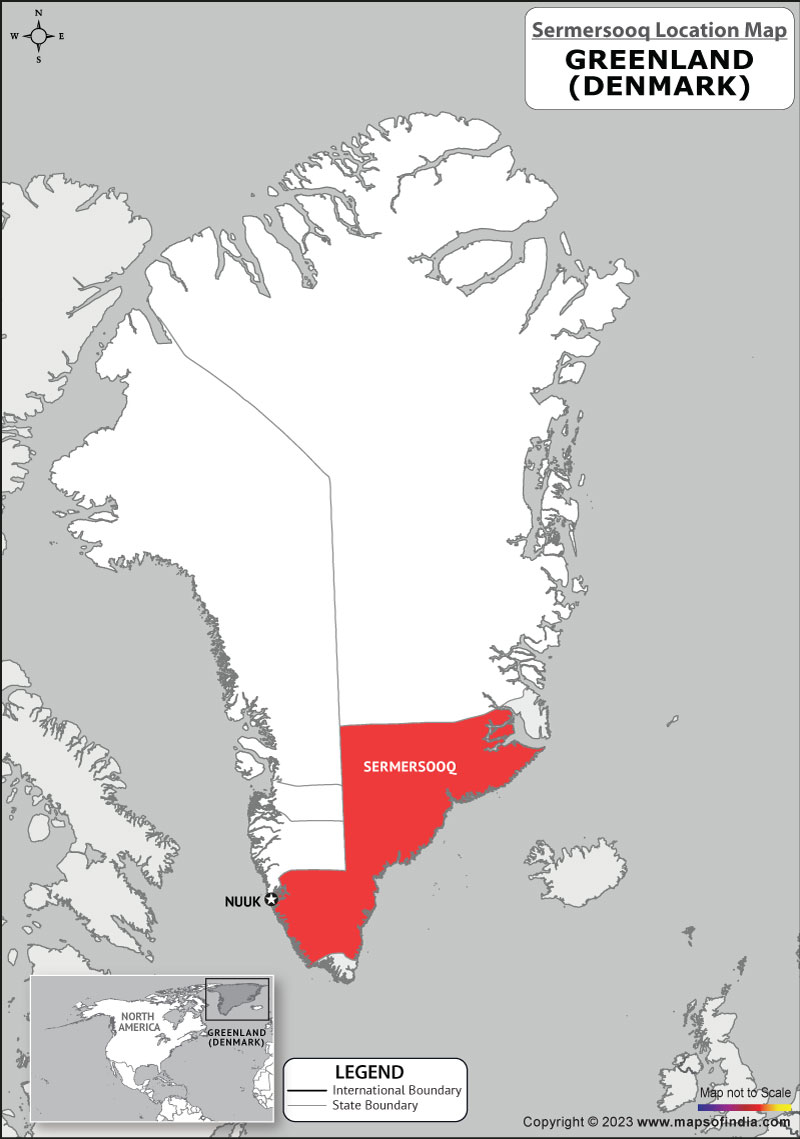 Sermersooq Location Map