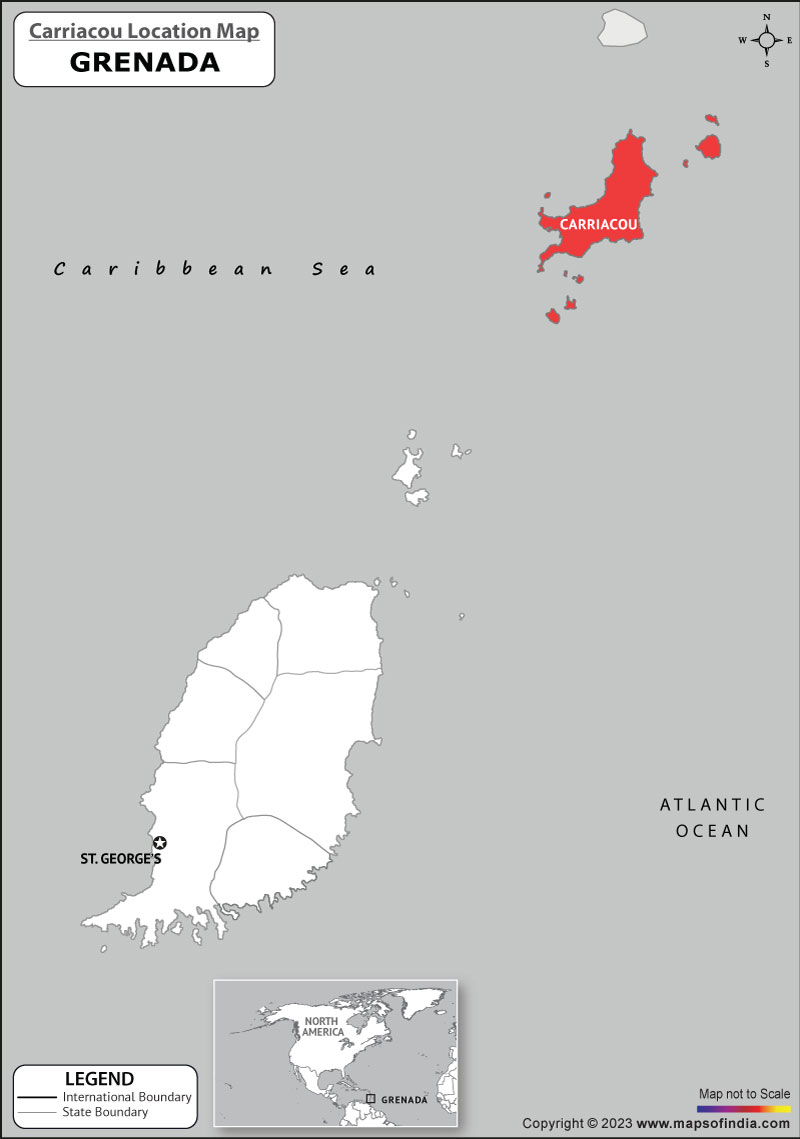 Carriacou Location Map