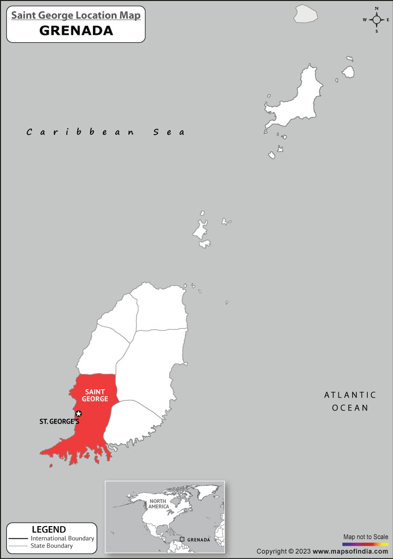 Saint George Location Map