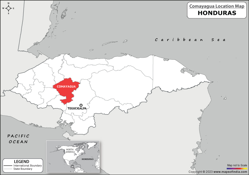 Comayagua Location Map