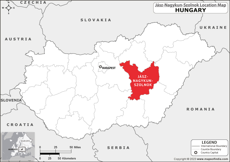 Jasz Nagykun Szolnok Location Map