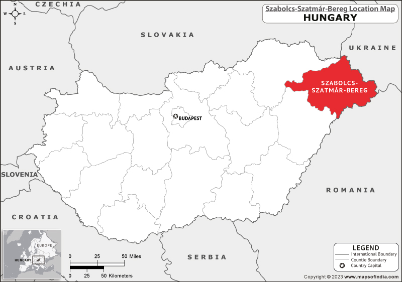 Szabolcs Szatmar Bereg Location Map
