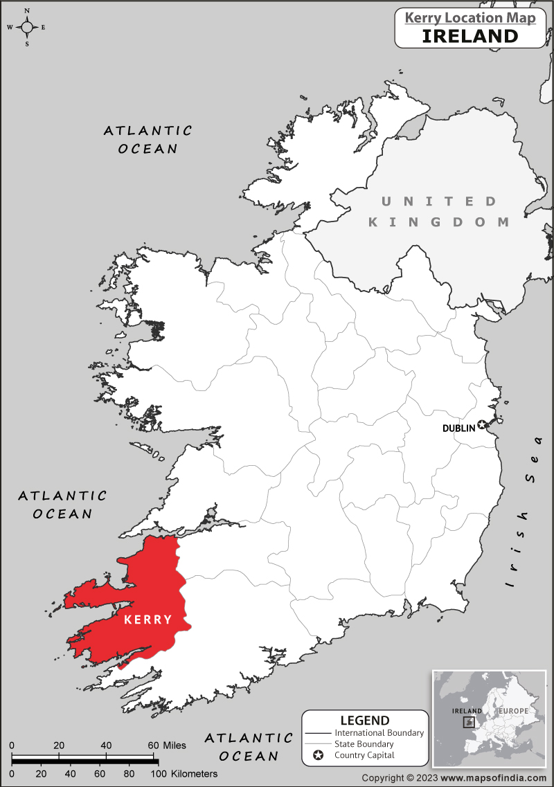 Kerry Location Map