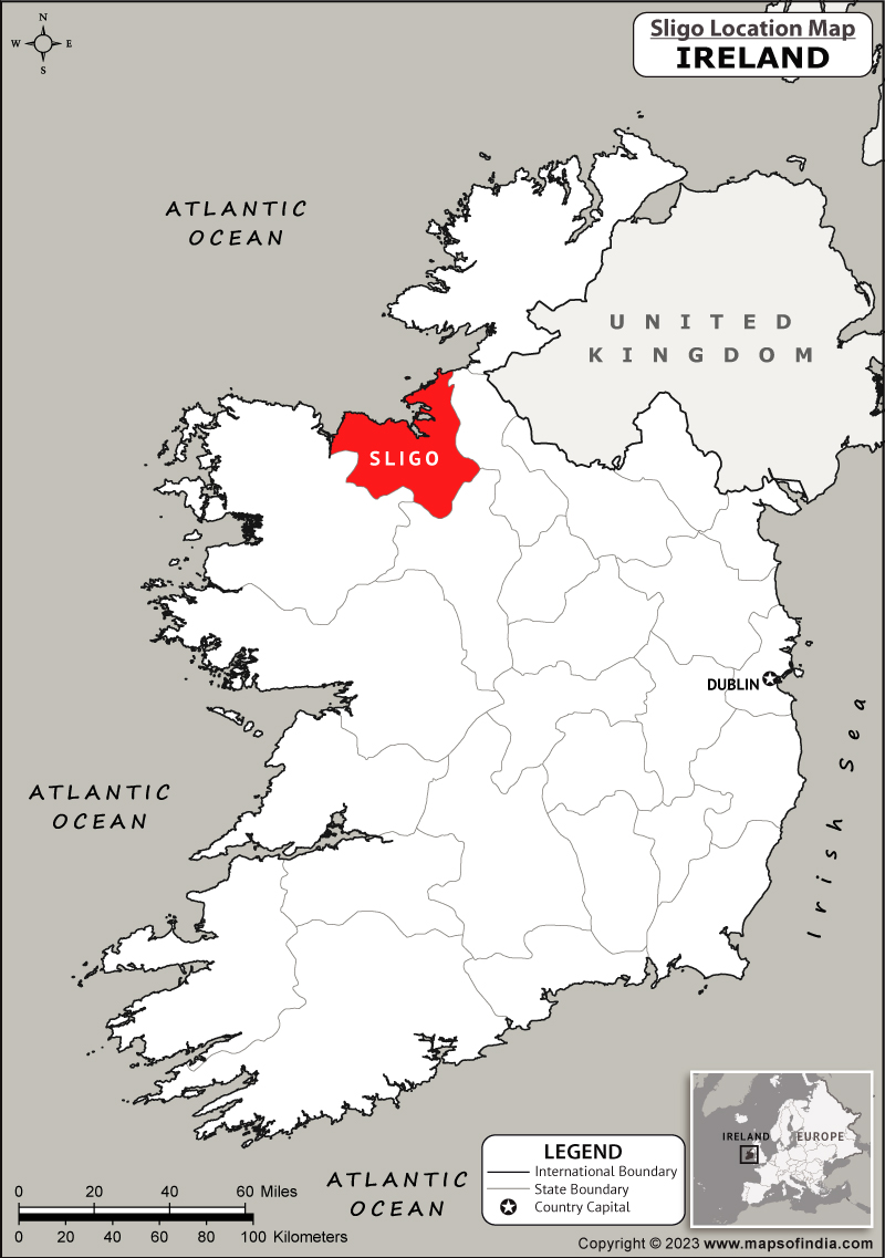 Sligo Location Map