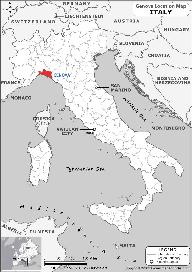 Genova Location Map