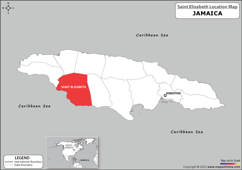 Saint Elizabet Location Map