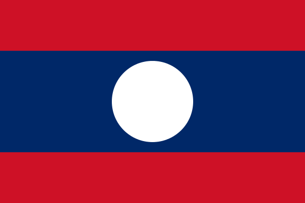 Laos National Flag