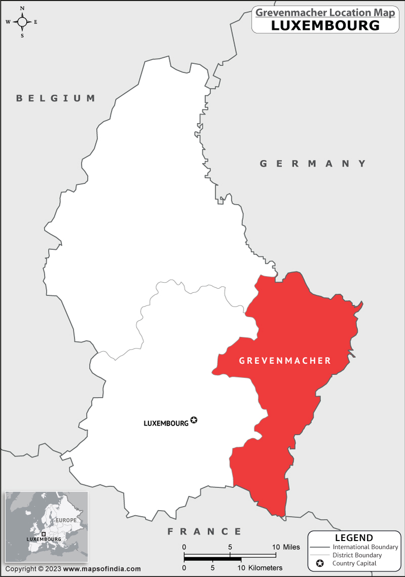 Grevenmacher Location Map
