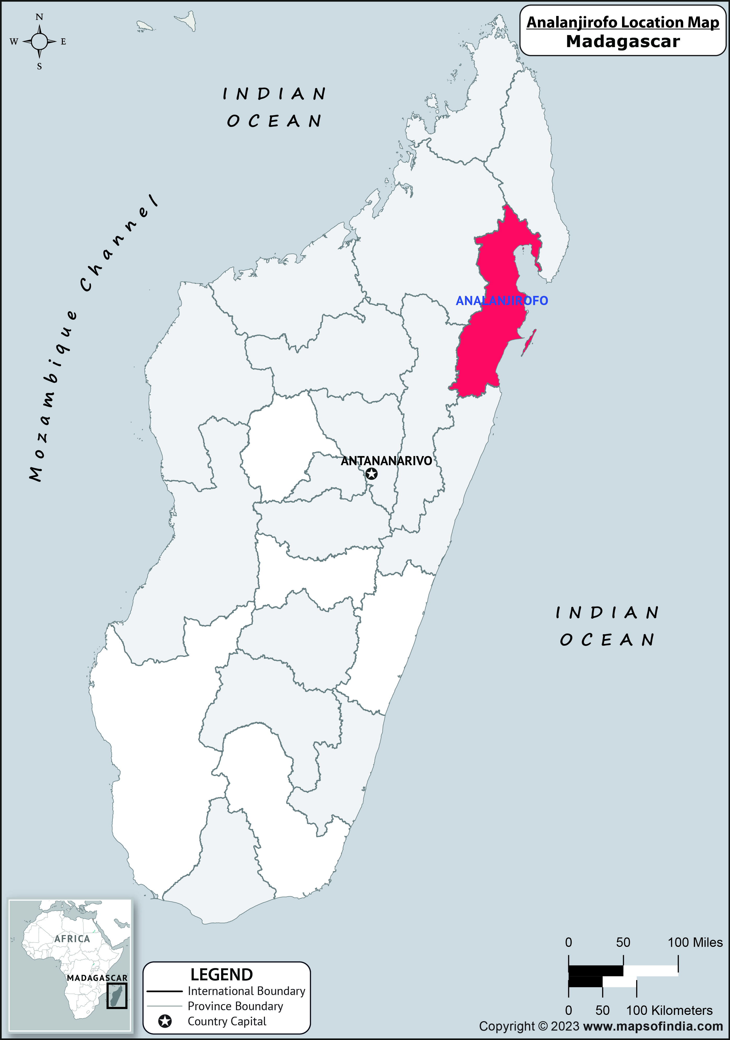 Where is Analanjirofo Located in Madagascar? Analanjirofo Location