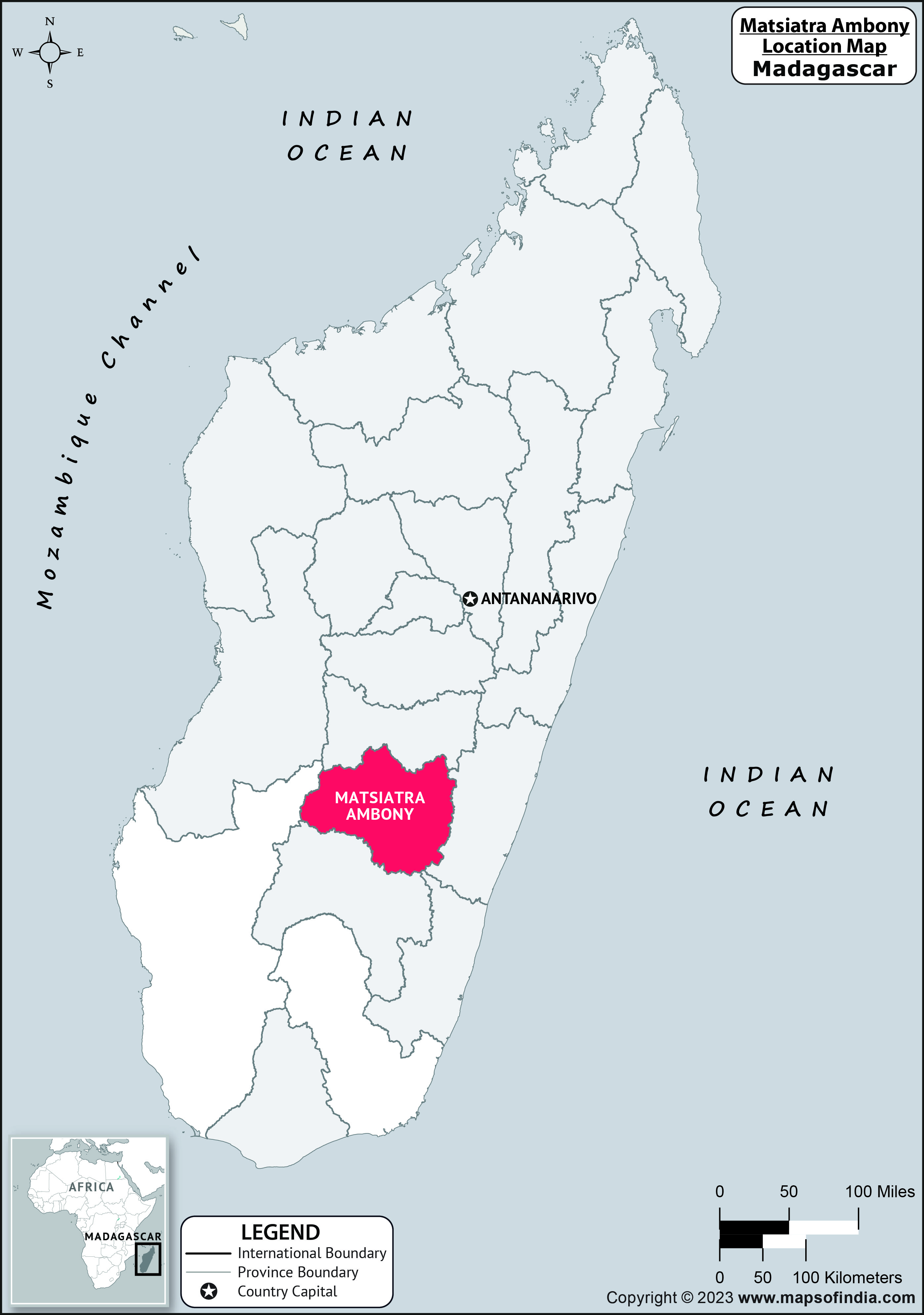 Matsiatra Ambony Location Map