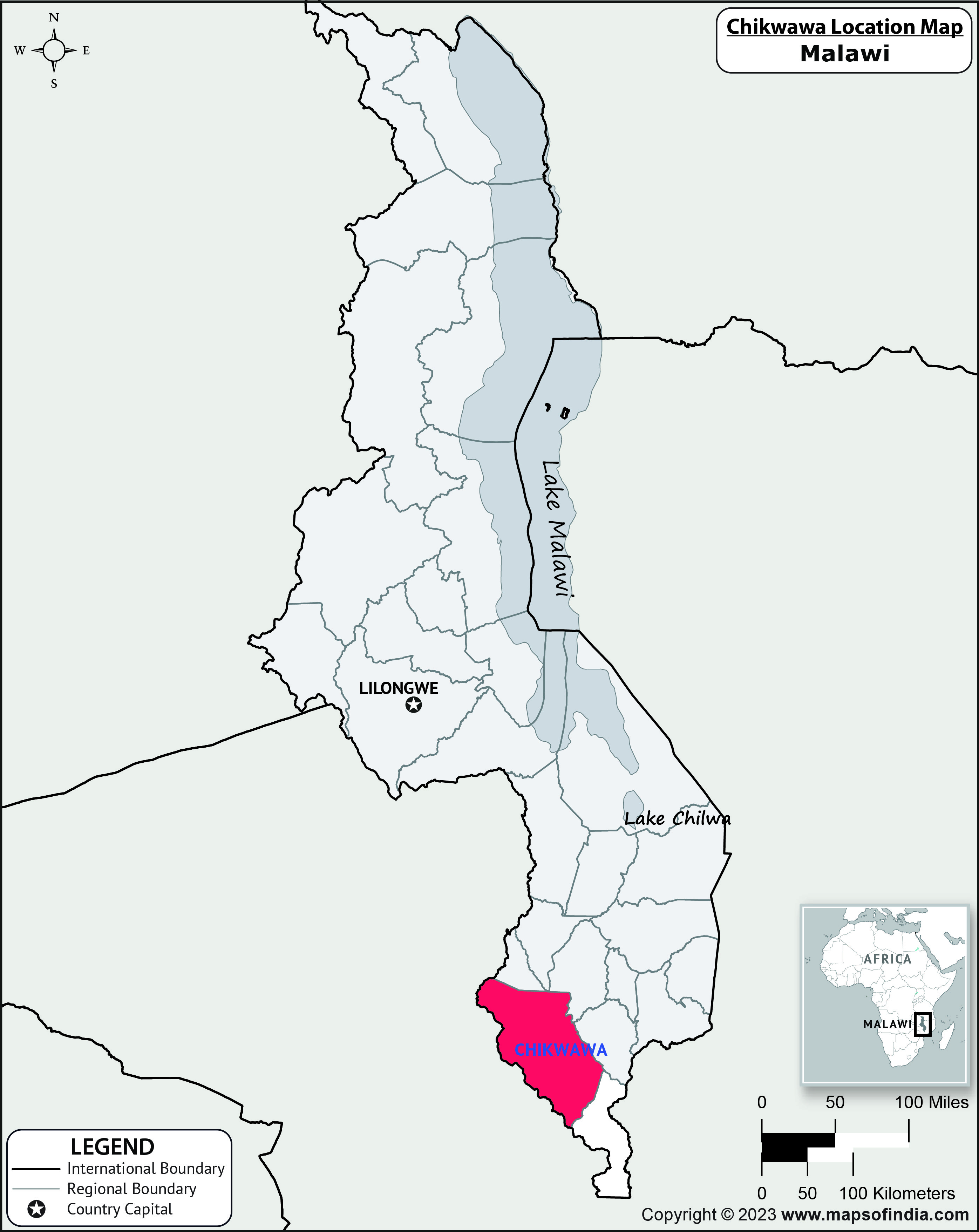 Chikwawa Location Map