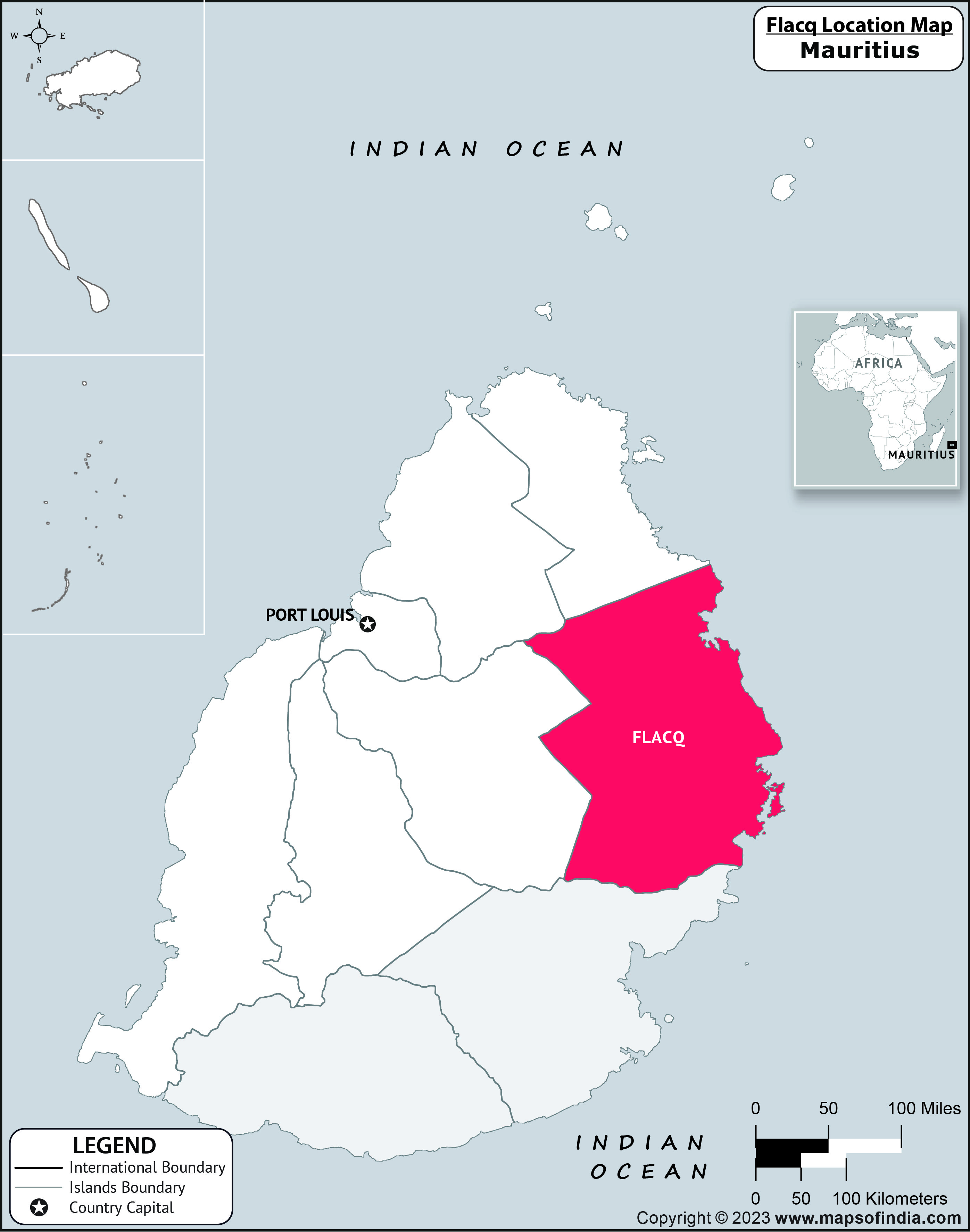 Flacq Location Map