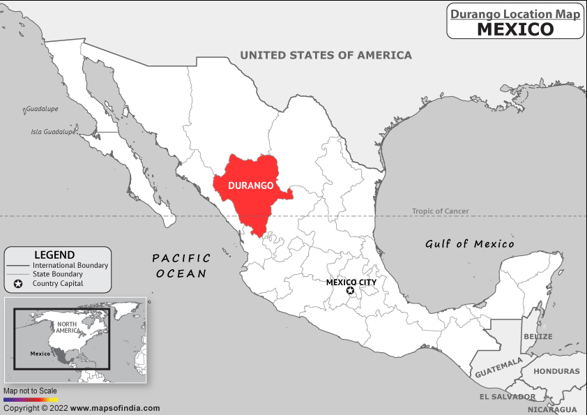 durango Location Map