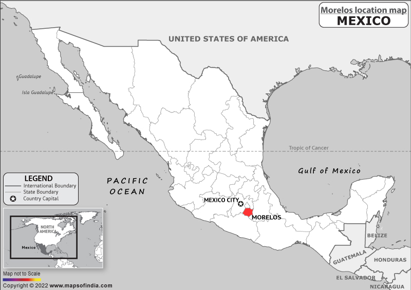 morelos Location Map