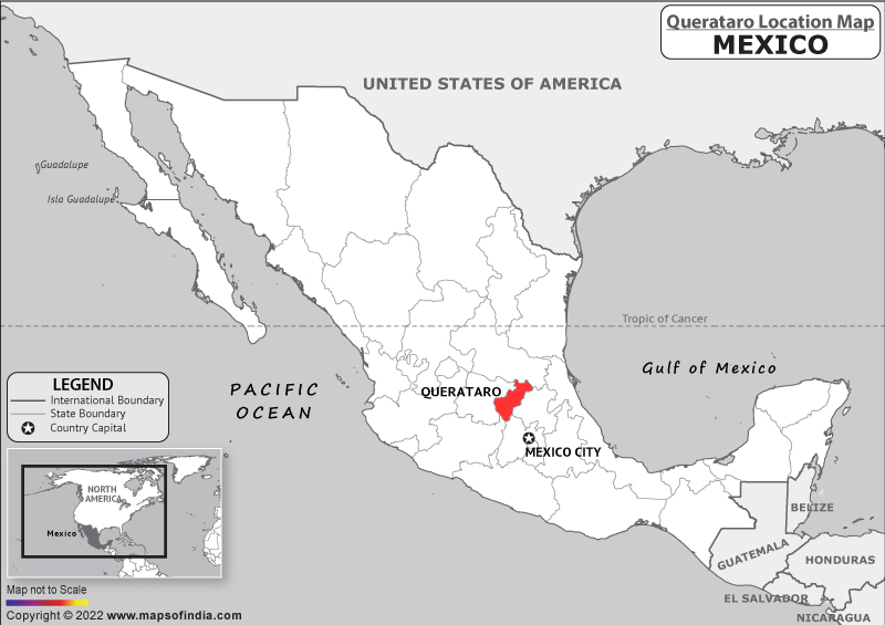 querataro Location Map