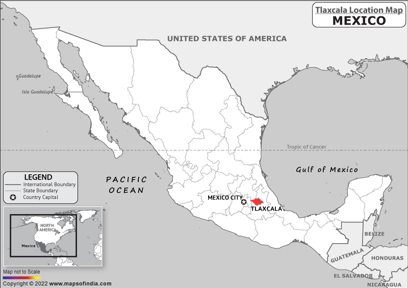 tlaxcala Location Map