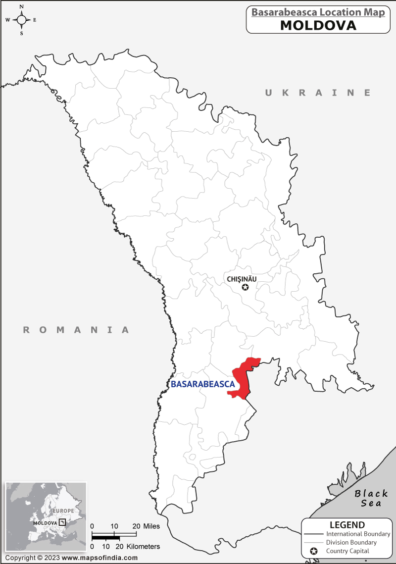 Basarabeasca Location Map