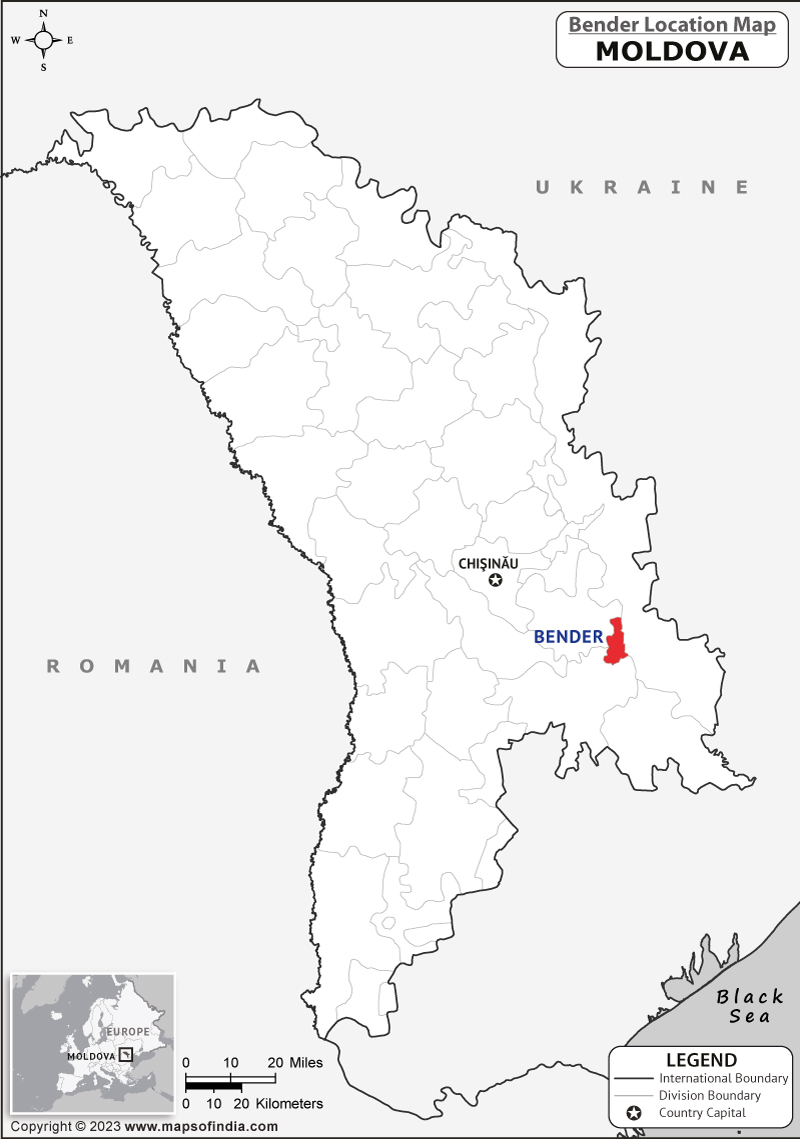 Bender Location Map
