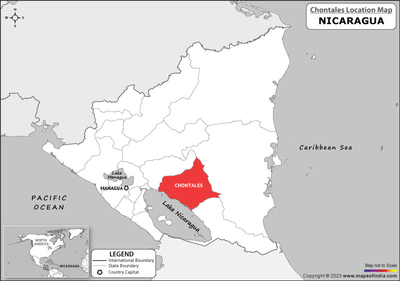 Chontales Location Map