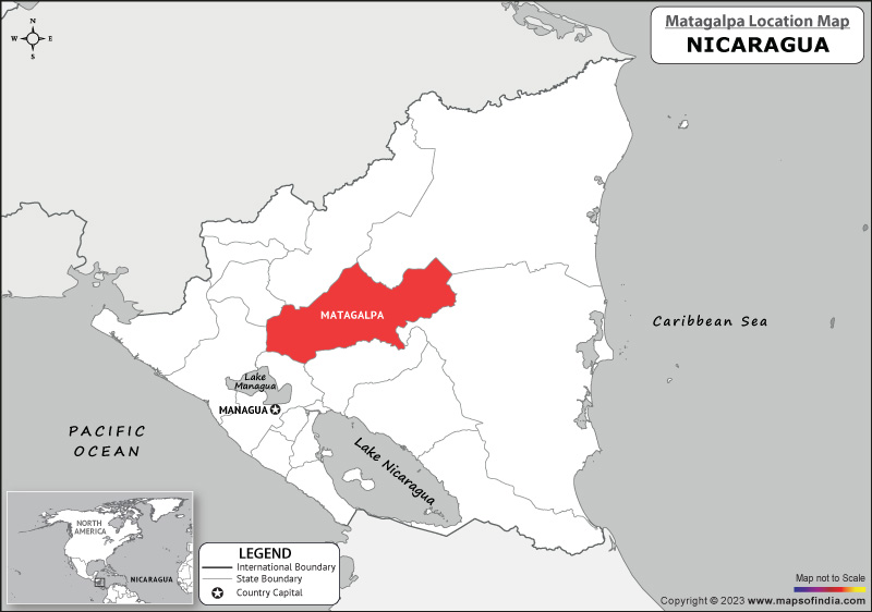 Matagalpa Location Map