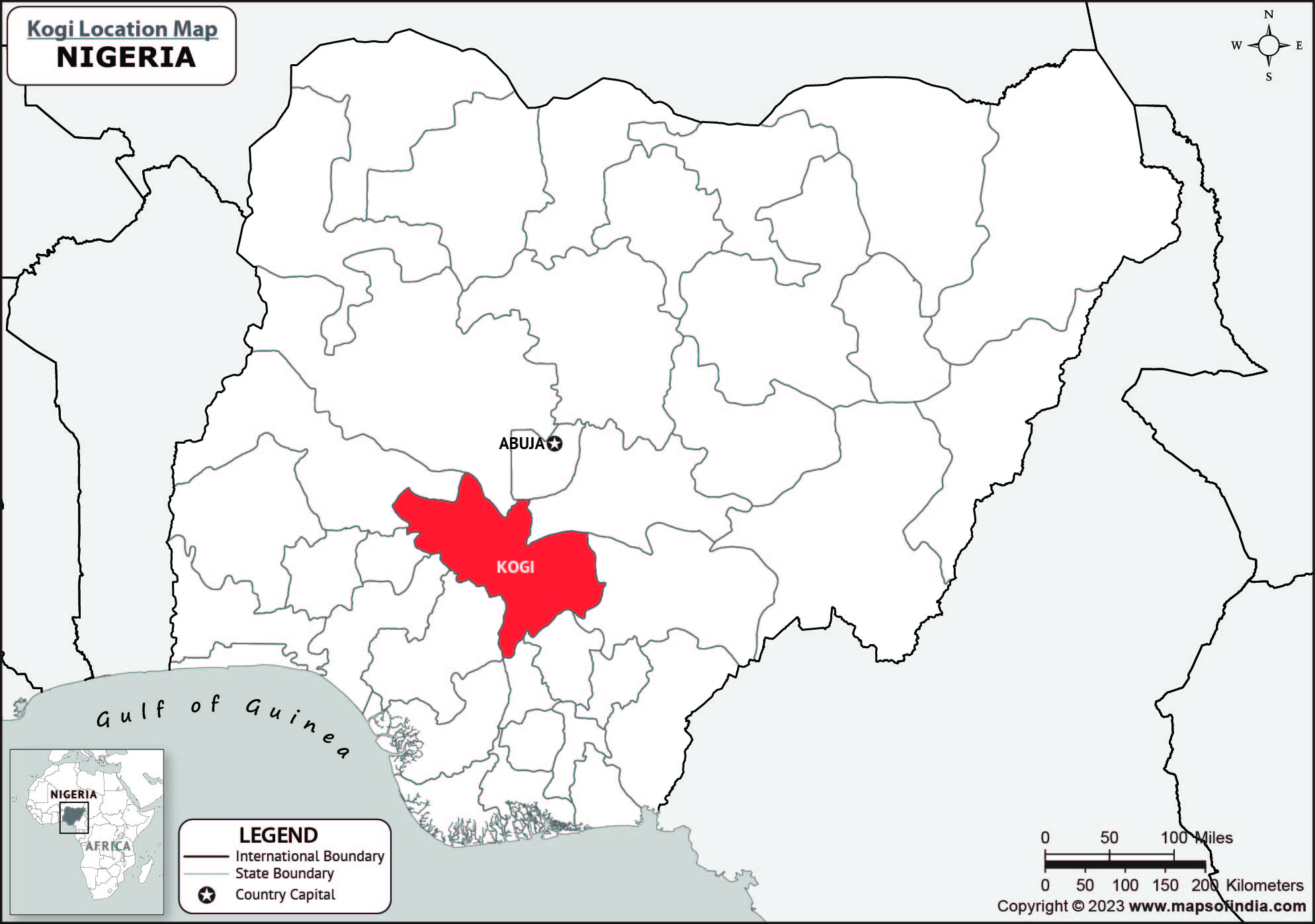 Kogi Location Map