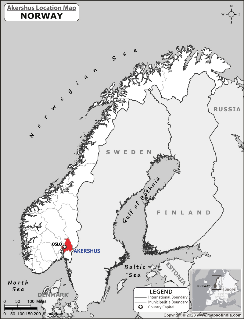 Akershus Location Map