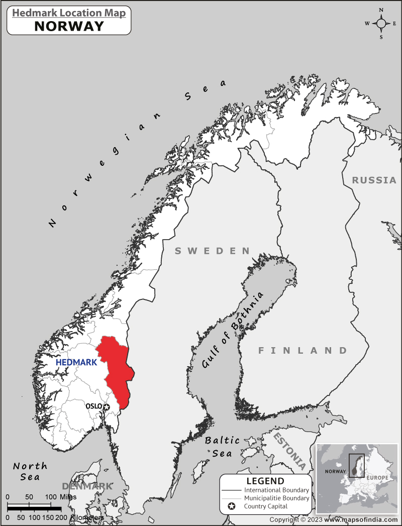 Hedmark Location Map