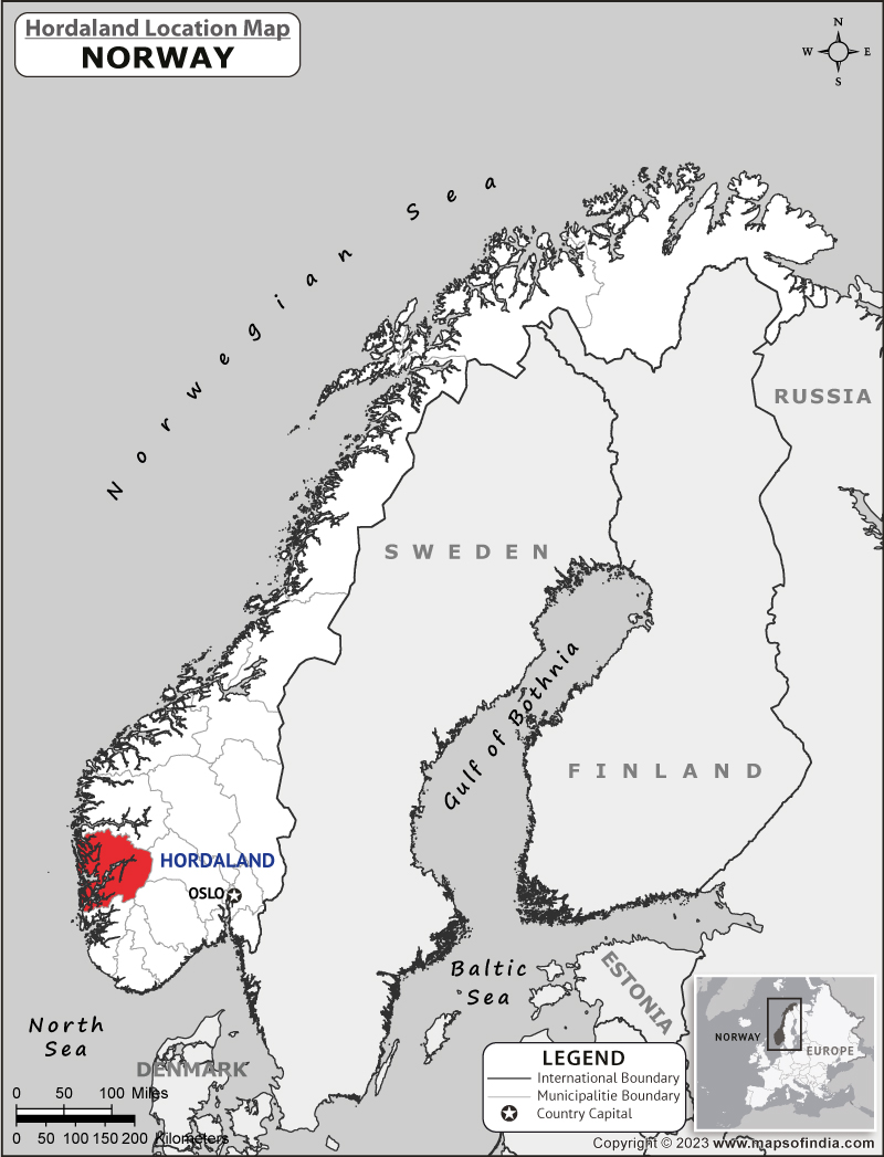 Hordaland Location Map