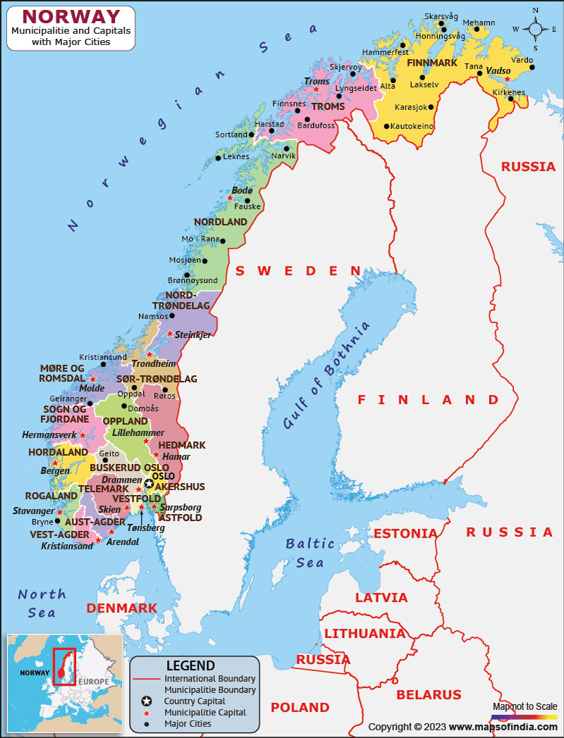 Norway On World Map - Vivie Jocelyne
