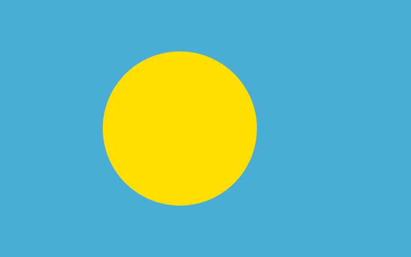 Palau National Flag