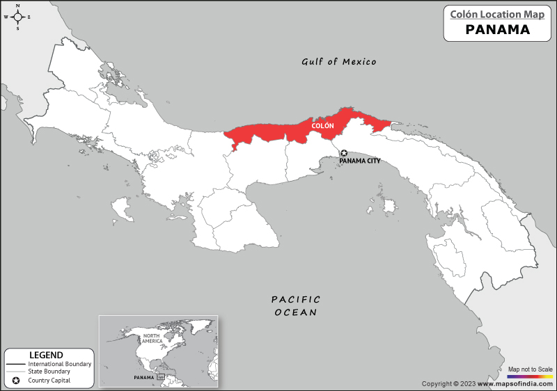 colon Location Map