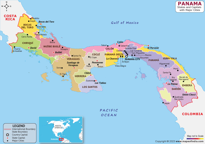 Panama Map HD Map Of The Panama