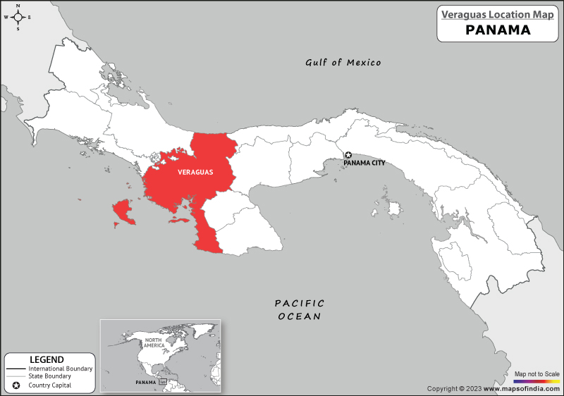 veraguas Location Map
