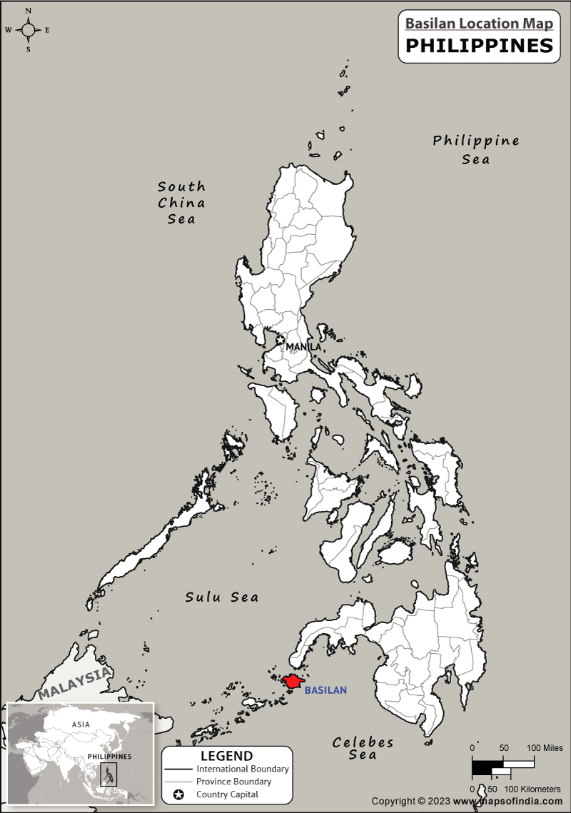 Basilan Location Map