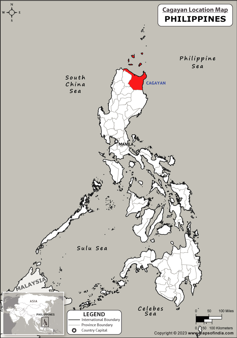 Cagayan Location Map
