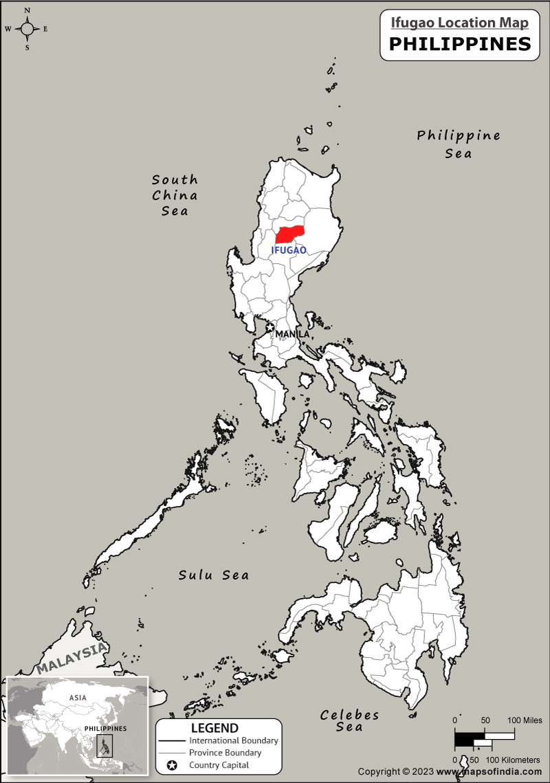 Ifugao Location Map