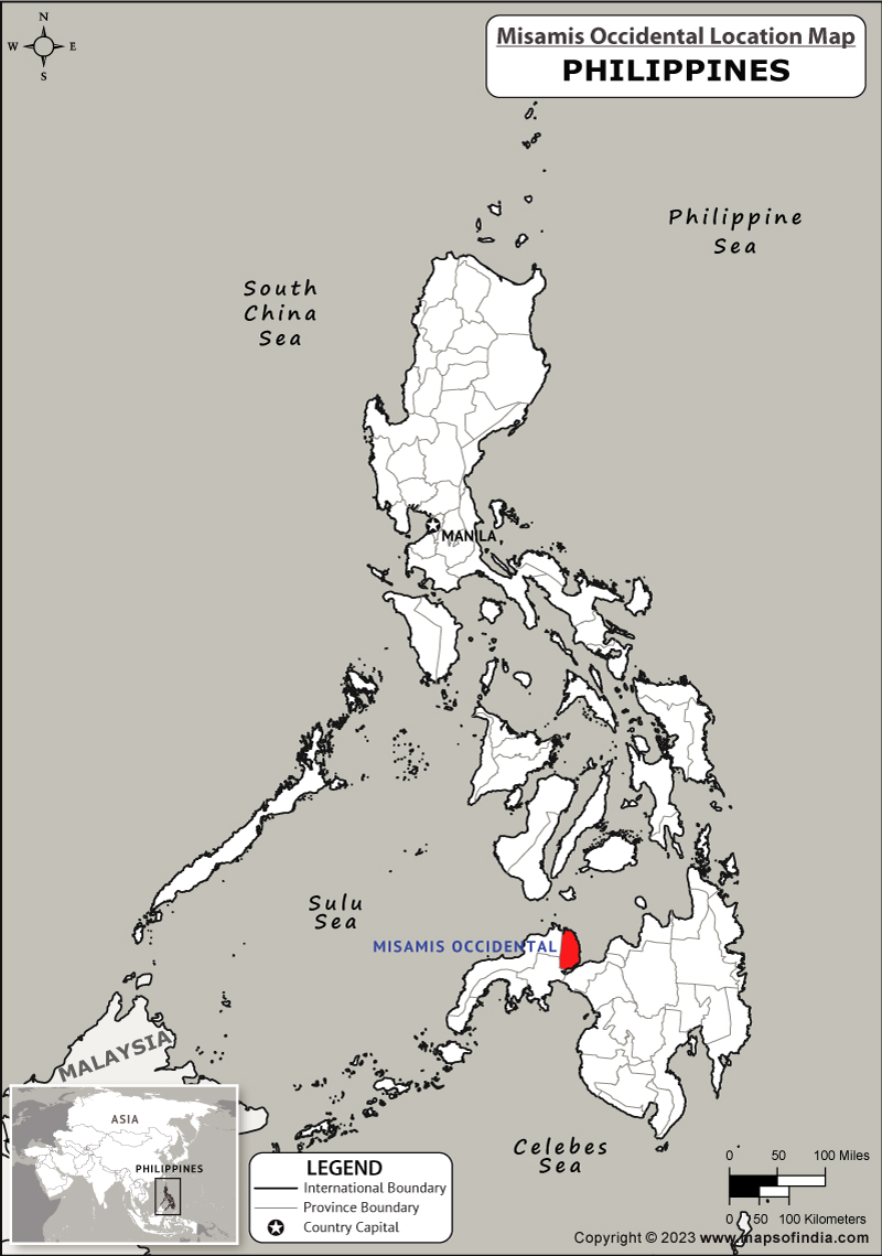 Map of Misamis Occidental Location Misamis Occidental Location Map