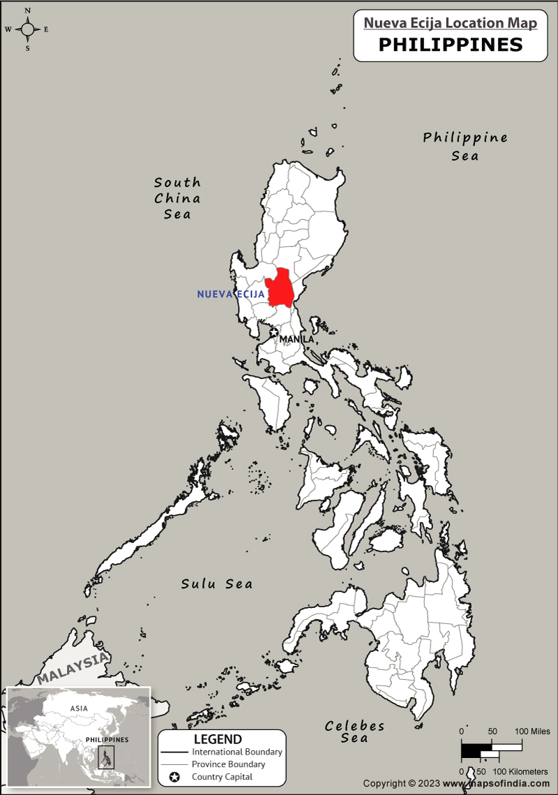 Nueva Ecija Location Map