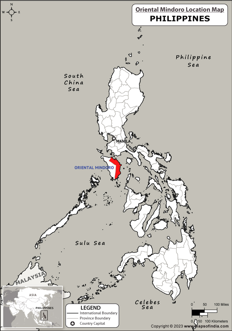 Oriental Mindoro Location Map