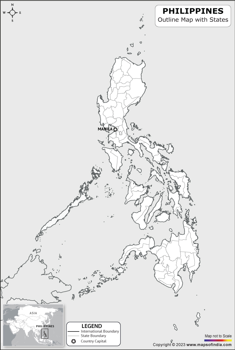 Philippine Map Printable Philippine Map Printable