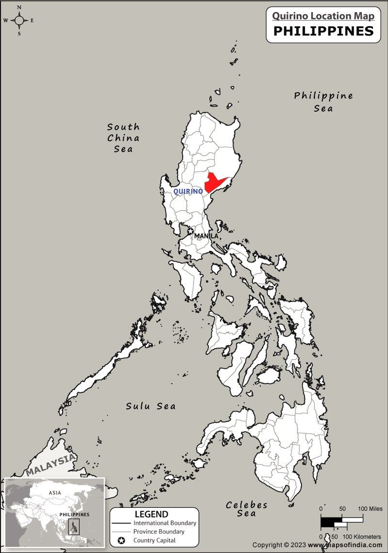 Quirino Location Map