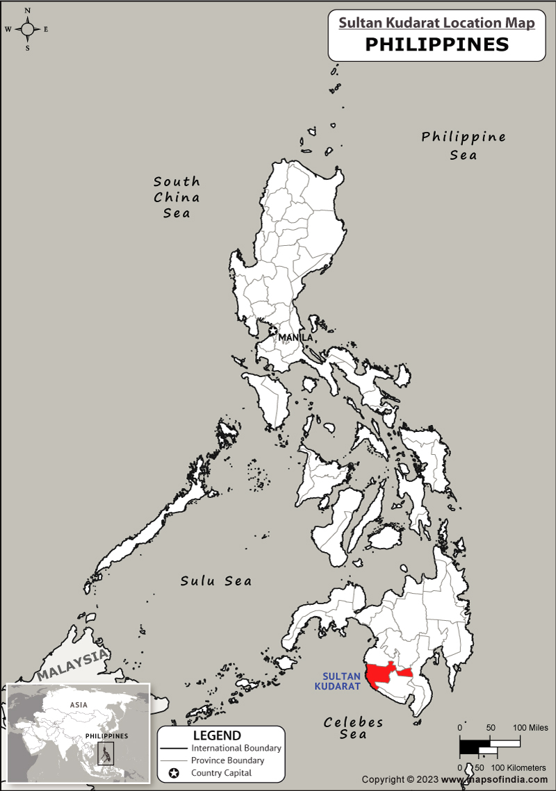 Sultan Kudarat Location Map