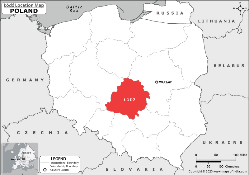 Lodz Location Map