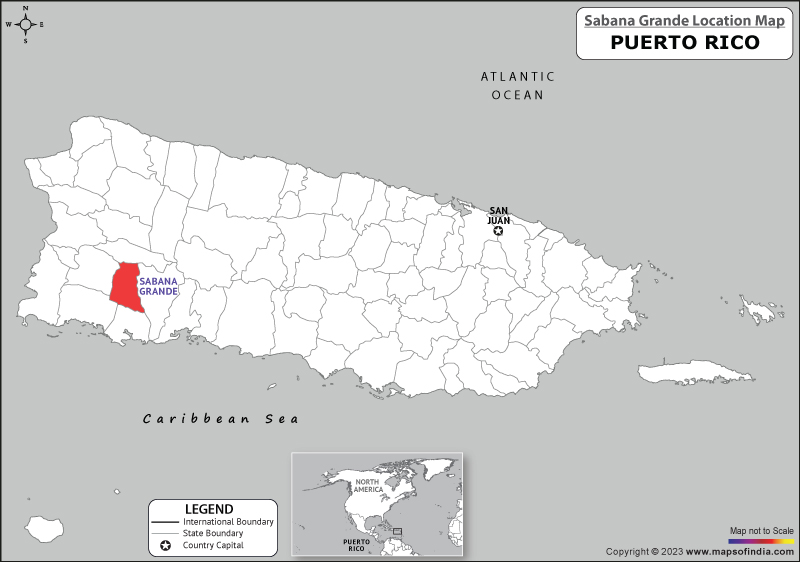 Sabana Grande Location Map