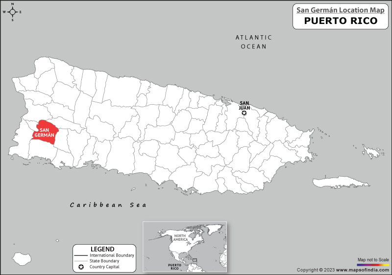 San German Location Map