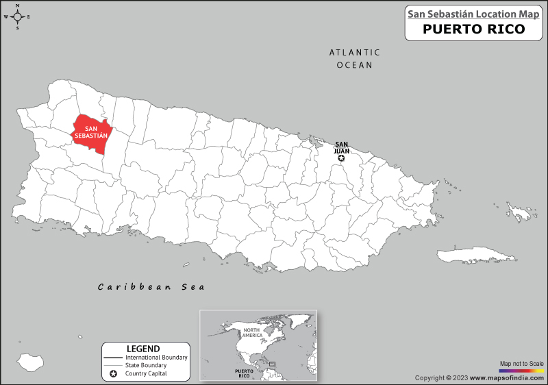 San Sebastian Location Map