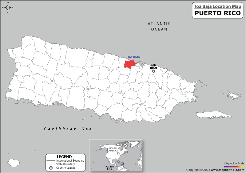 Toa Baja Location Map