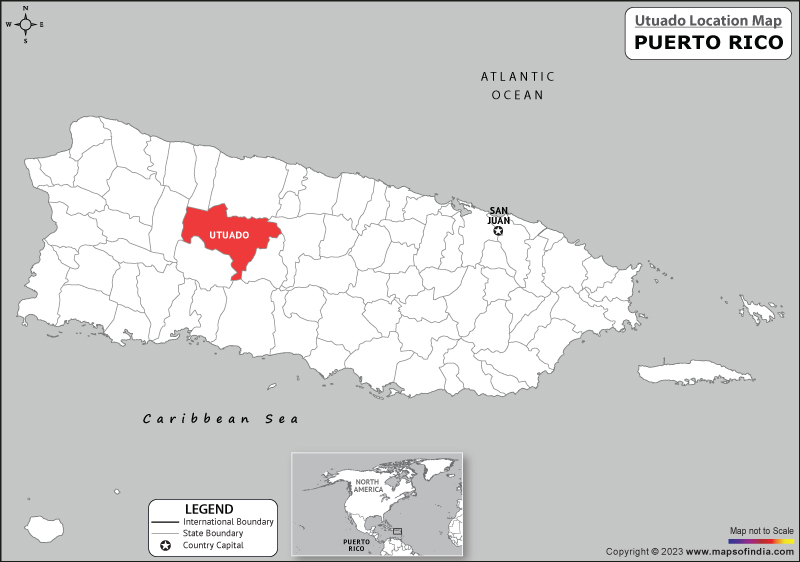 Utuado Location Map